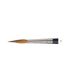 Winsor & Newton Artists Watercolour Sable Brush POINTED Round Size 7