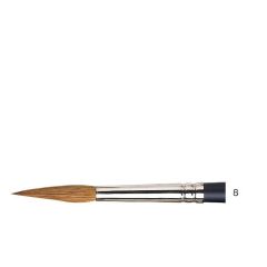 Winsor & Newton Artists Watercolour Sable Brush POINTED Round Size 8