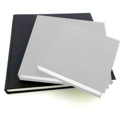 Large CHUNKY Square Seawhite Black Cloth Hardback Sketchbook