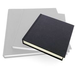 Small CHUNKY Square Seawhite Black Cloth Hardback Sketchbook