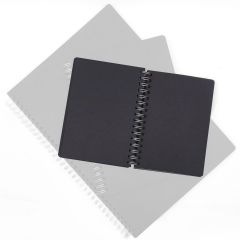 Seawhite BLACK PAPER Spiral Bound Sketch Book 50 Sheets A5 (148mmx210mm)