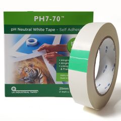 PH770 Archival White single-sided Tape 25mm x 66m