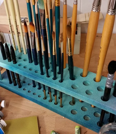 Brush Stand for long and short handled brushes