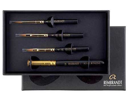 Royal Talens Rembrandt Sable Brush Travel Set in its box