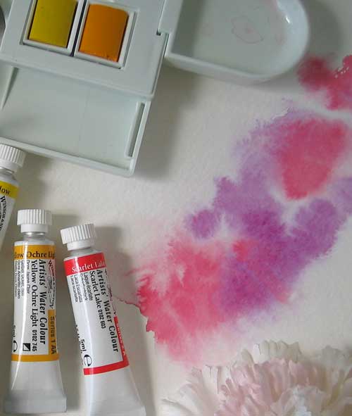 Watercolour in Tubes and Half Pans