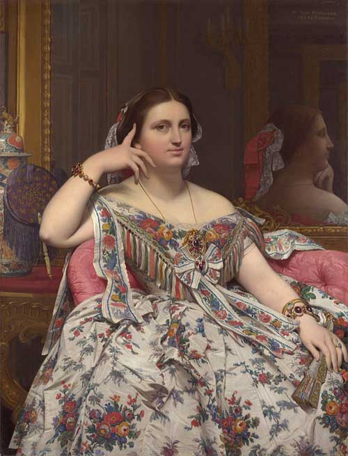 Madame Moitessier by Ingres