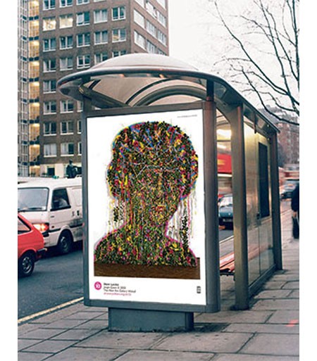A Bus Stop Art Poster in the Art Everywhere campaign