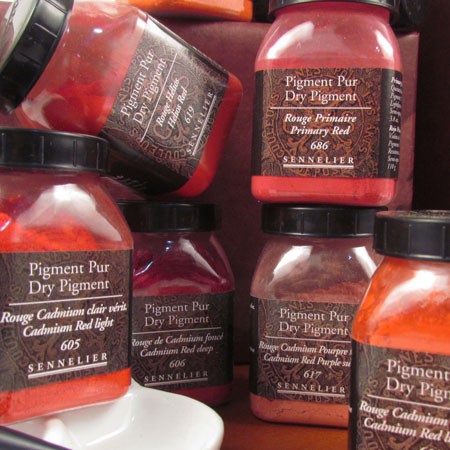 Sennelier Dry Pigments in Red