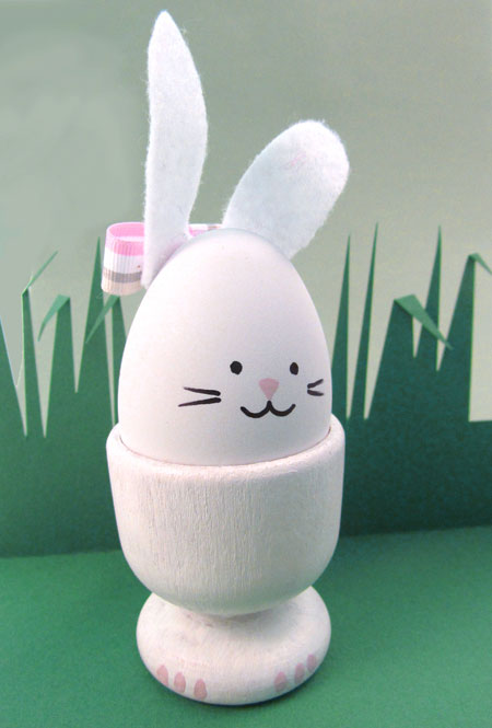 The front of the Bunny Egg Cup 