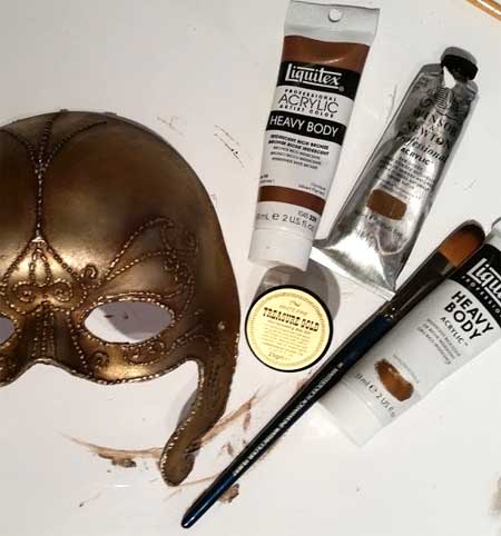 Materials needed to create a metallic finish