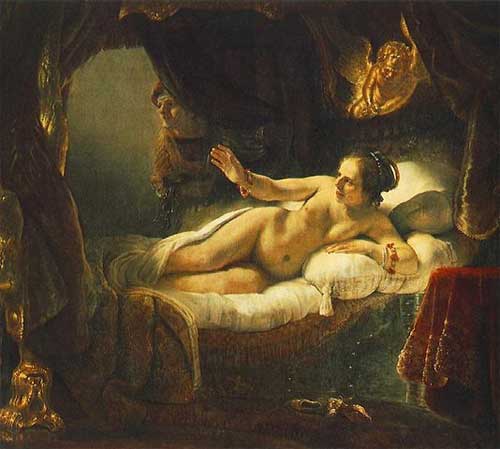 Danae by Rembrandt