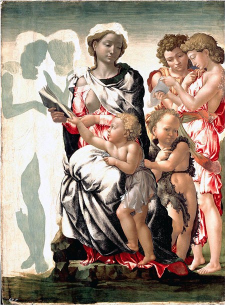 Madonna and Child with St. John by Michelangelo