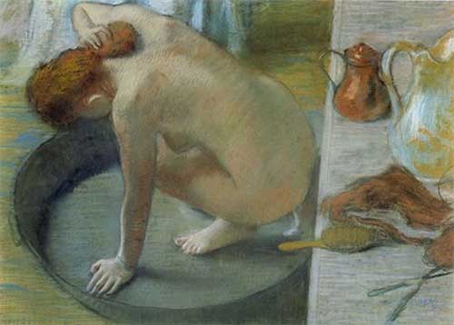 The Bath Tub by Edgar Degas